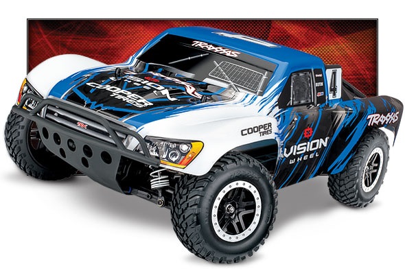 Traxxas 1/10 Slash 4X4 4Wd W/ Tsm Blue